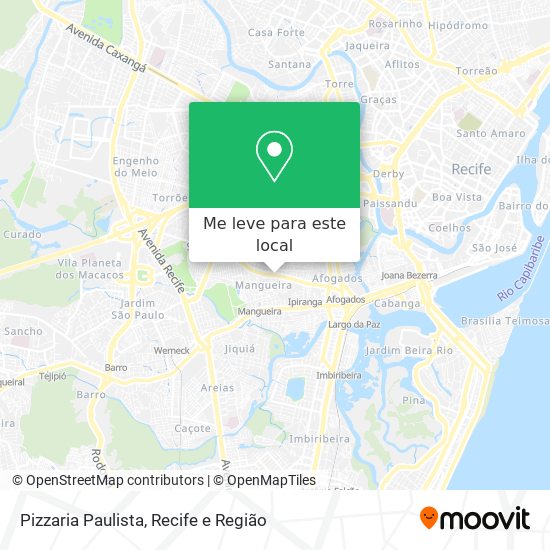 Pizzaria Paulista mapa