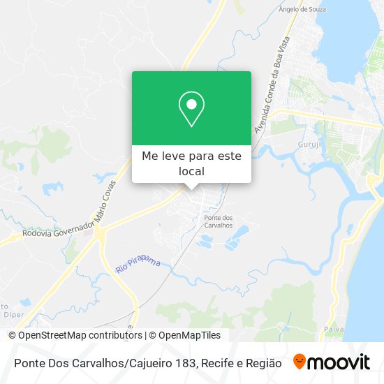 Ponte Dos Carvalhos / Cajueiro 183 mapa