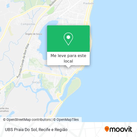 UBS Praia Do Sol mapa
