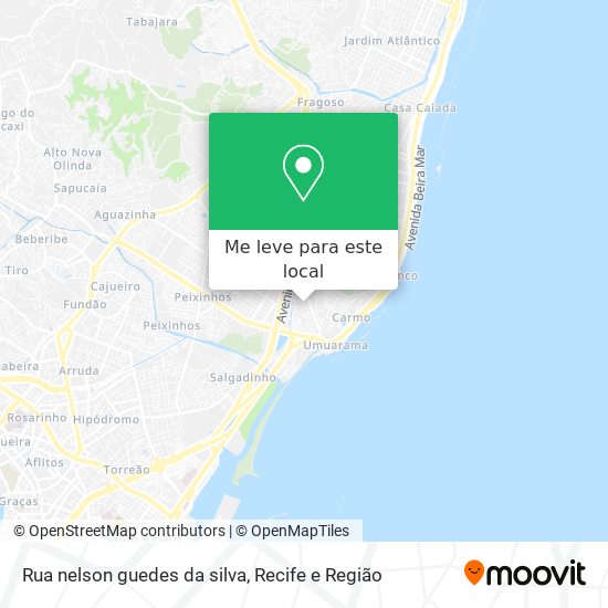 Rua nelson guedes da silva mapa