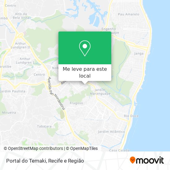 Portal do Temaki mapa