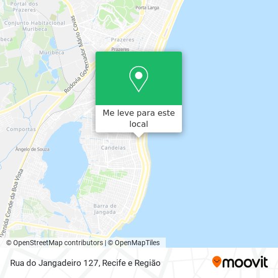 Rua do Jangadeiro 127 mapa