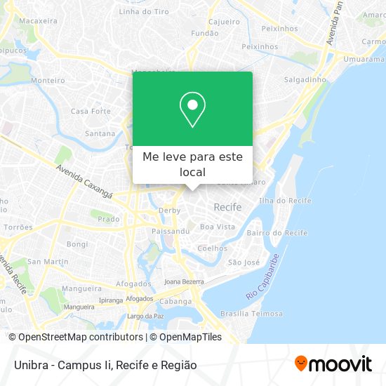 Unibra - Campus Ii mapa