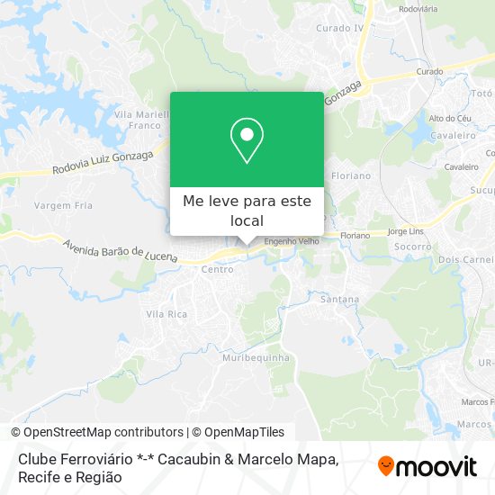 Clube Ferroviário *-* Cacaubin & Marcelo Mapa mapa