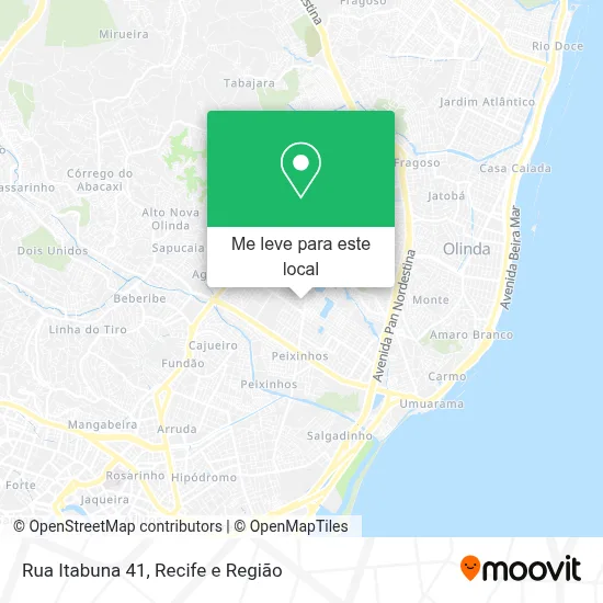 Rua Itabuna 41 mapa