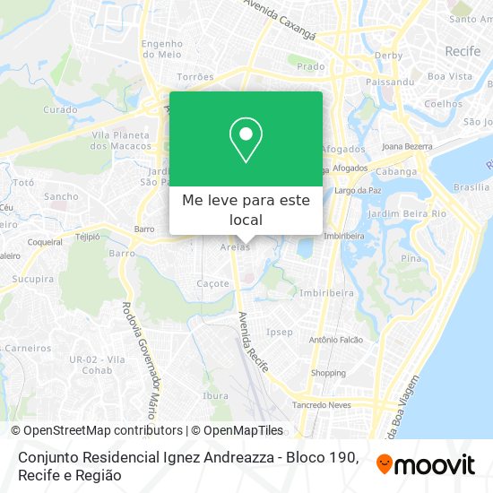Conjunto Residencial Ignez Andreazza - Bloco 190 mapa