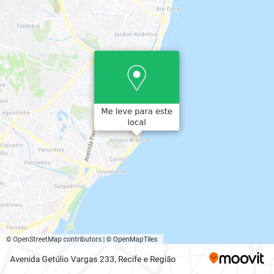 Avenida Getúlio Vargas 233 mapa