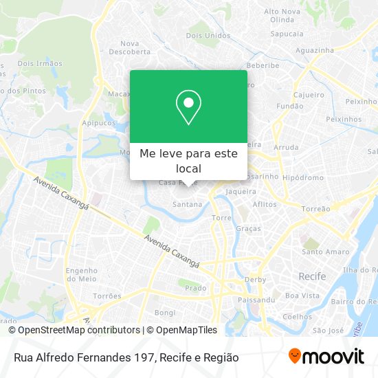 Rua Alfredo Fernandes 197 mapa