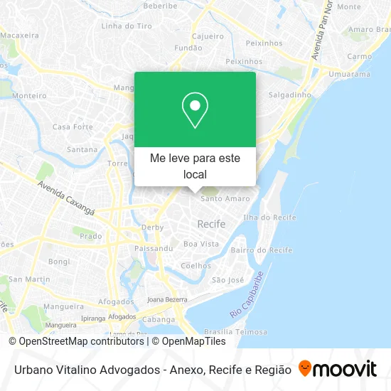Urbano Vitalino Advogados - Anexo mapa
