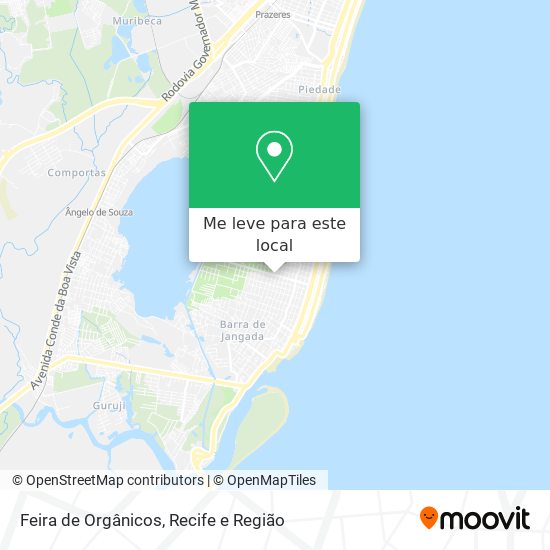 Feira de Orgânicos mapa