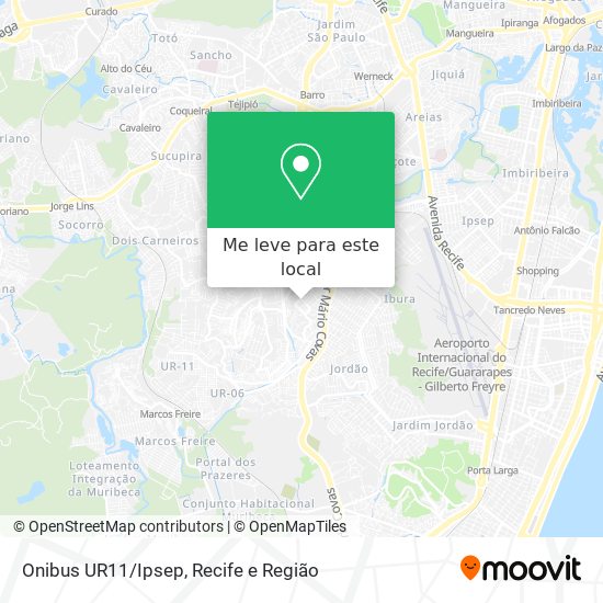 Onibus UR11/Ipsep mapa