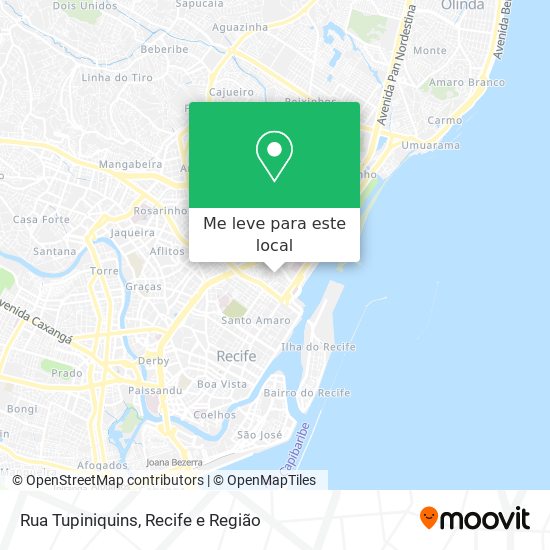 Rua Tupiniquins mapa