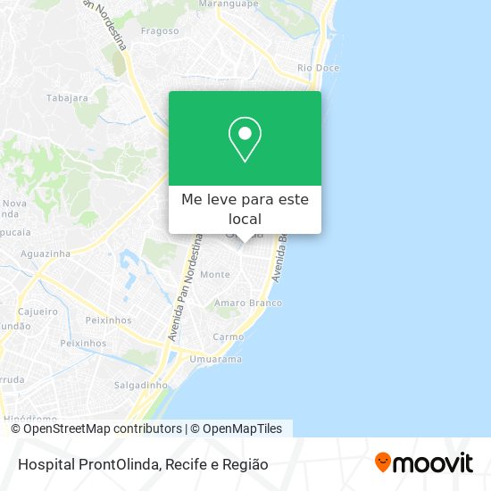 Hospital ProntOlinda mapa