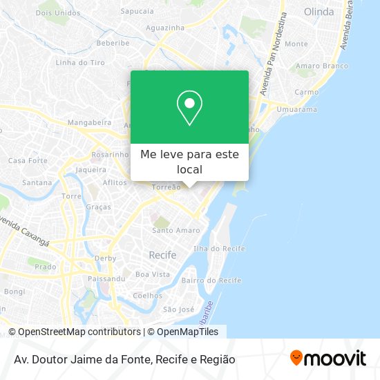 Av. Doutor Jaime da Fonte mapa