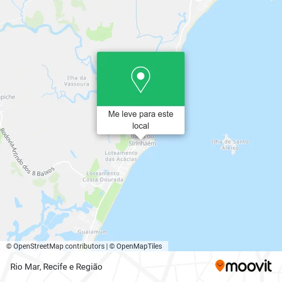 Rio Mar mapa