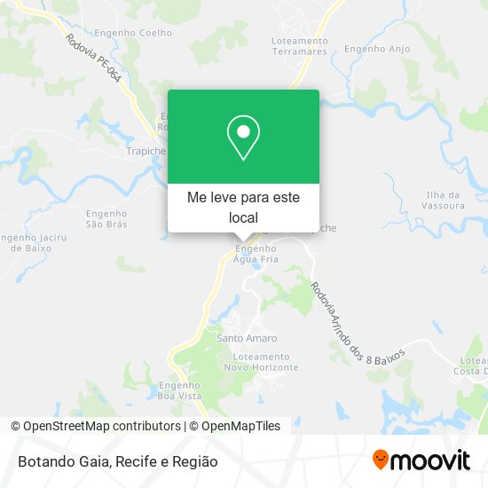 Botando Gaia mapa
