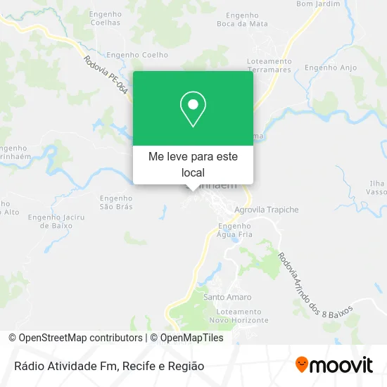 Rádio Atividade Fm mapa