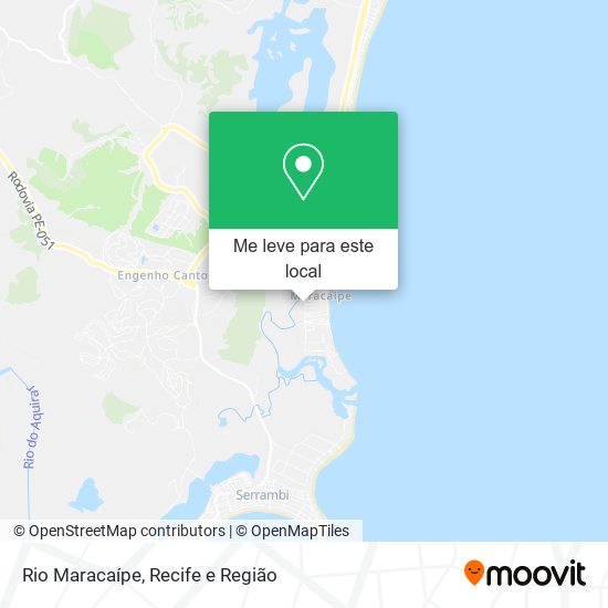 Rio Maracaípe mapa