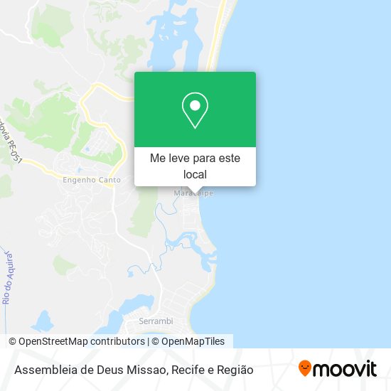 Assembleia de Deus Missao mapa