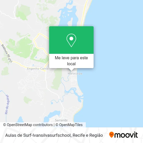 Aulas de Surf-Ivansilvasurfschool mapa