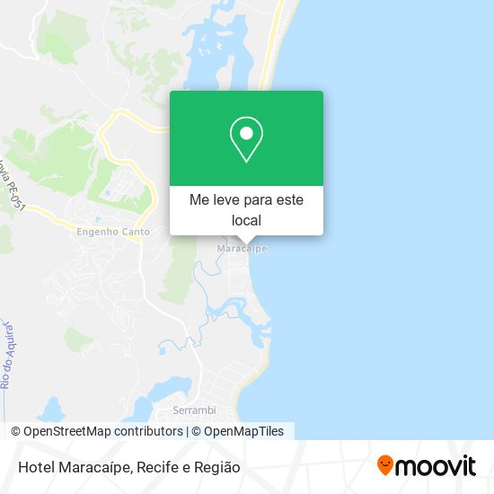 Hotel Maracaípe mapa