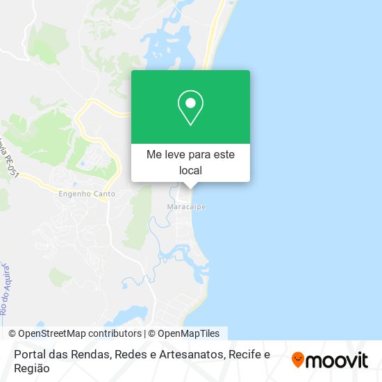 Portal das Rendas, Redes e Artesanatos mapa