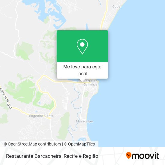 Restaurante Barcacheira mapa