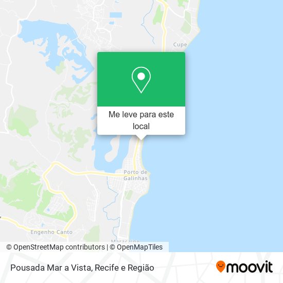 Pousada Mar a Vista mapa