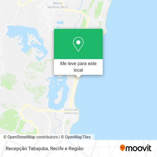 Recepção Tabajuba mapa