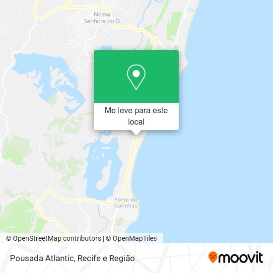 Pousada Atlantic mapa
