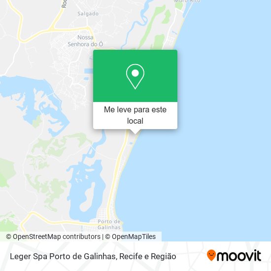 Leger Spa Porto de Galinhas mapa