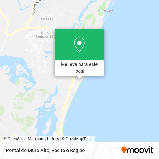Pontal de Muro Alto mapa
