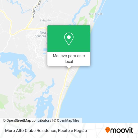 Muro Alto Clube Residence mapa