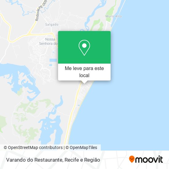Varando do Restaurante mapa