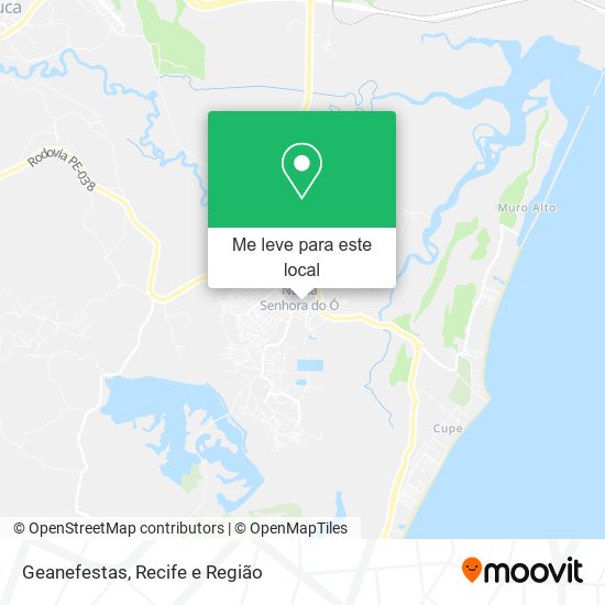 Geanefestas mapa