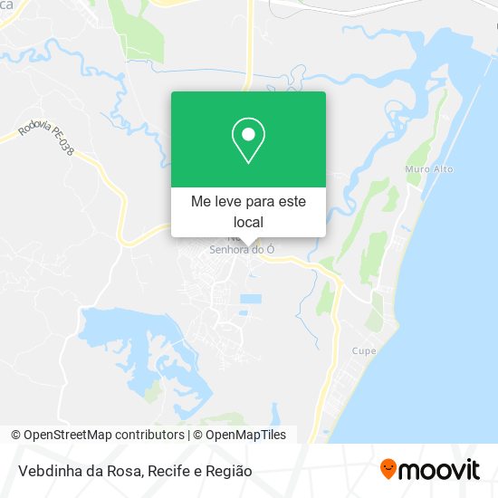 Vebdinha da Rosa mapa