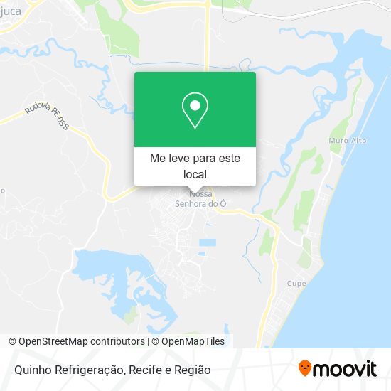 Quinho Refrigeração mapa