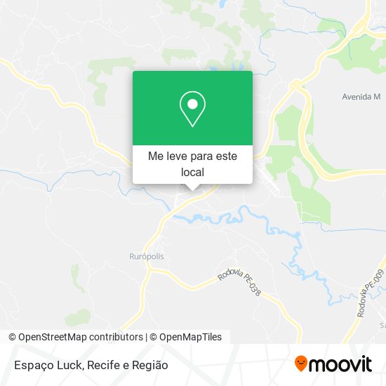 Espaço Luck mapa