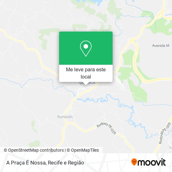 A Praça É Nossa mapa