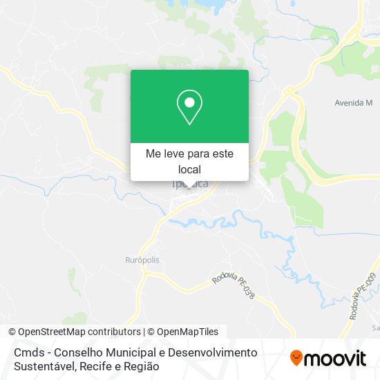 Cmds - Conselho Municipal e Desenvolvimento Sustentável mapa