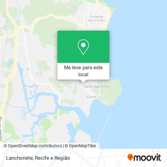 Lanchonete mapa