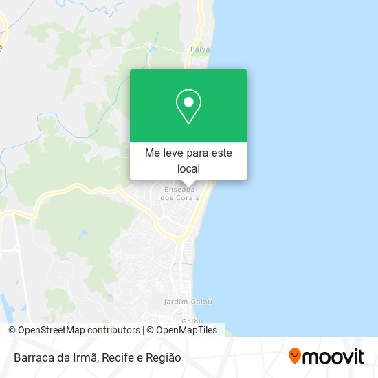 Barraca da Irmã mapa