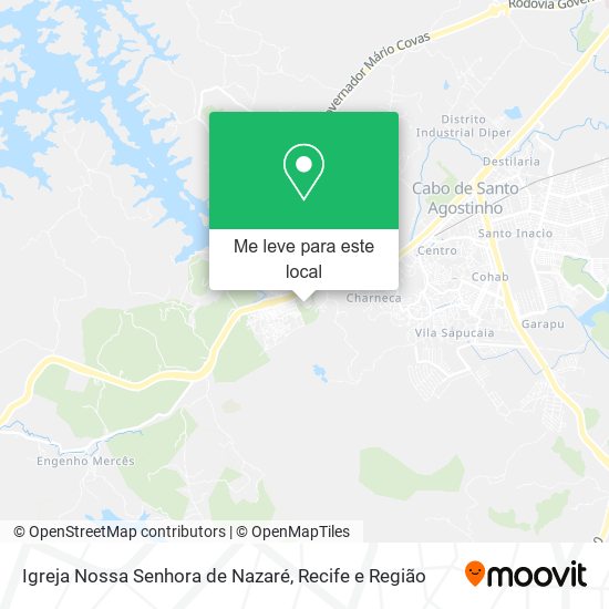 Igreja Nossa Senhora de Nazaré mapa