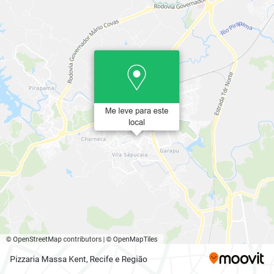 Pizzaria Massa Kent mapa