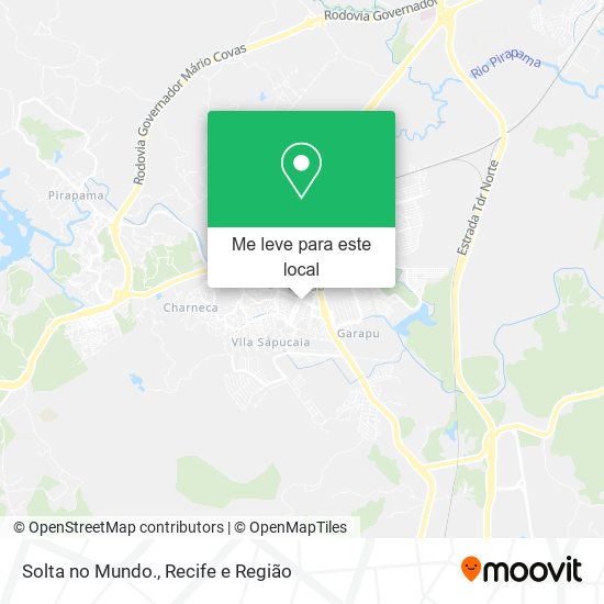 Solta no Mundo. mapa