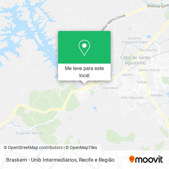 Braskem - Unib Intermediários mapa