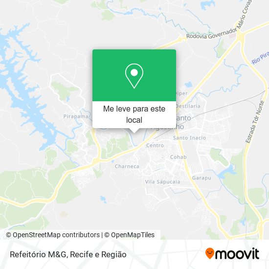 Refeitório M&G mapa