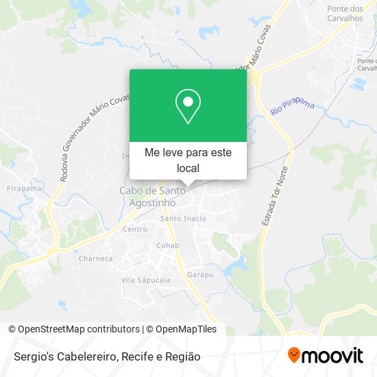 Sergio's Cabelereiro mapa