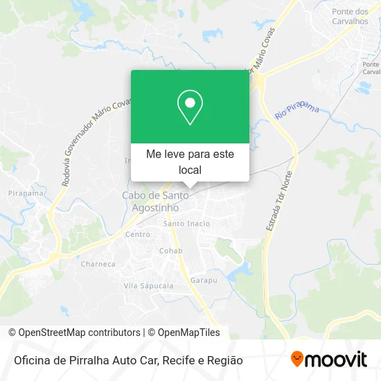 Oficina de Pirralha Auto Car mapa