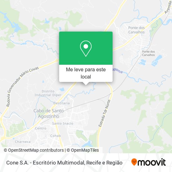 Cone S.A. - Escritório Multimodal mapa